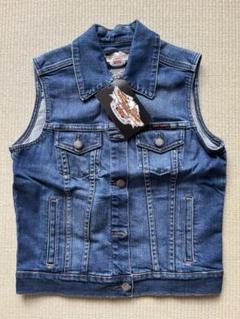 【HARLEY-DAVIDSON】ハーレーダビットソン　Ｌ　デニム　ベスト ハーレーダビッドソン VintageDenimVest デニムベスト L（3L～4L