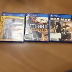 PS4 ゲームセット バトルフィールド4 ハードライン マッドマックス