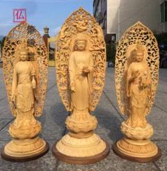 【修縁堂】高品質 禅の意 小坊主 立像 3点セット 小和尚 置物 木工細工木彫り 3点セット 置物 【修縁堂】高品質 禅の意 小坊主 小和尚 木工細工木彫り 立像