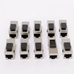 CAT7カプラー RJ45 キーストーン シールドカプラー 10個パック
