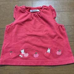 familiar トップス 90サイズ　赤
