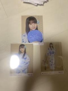 海邉朱莉 浴衣 生写真 3種コンプ 乃木坂46 - メルカリ