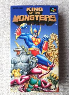 美品 KING OF THE MONSTERS スーパーファミコンソフト