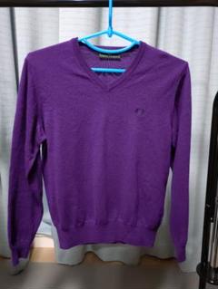 FRED PERRY パープルニットセーター