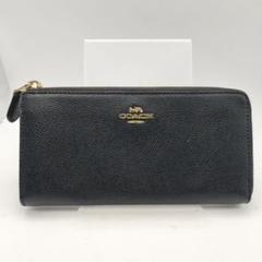 未使用級◎ 極美品◎ コーチ 折り財布 小銭入れ有 L字ファスナー ホースロゴ COACH コーチ L字ファスナー財布 二つ折り財布 レディース