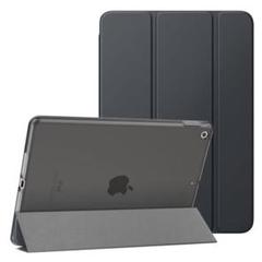 iPad専用 半透明 ダークグレー ケース