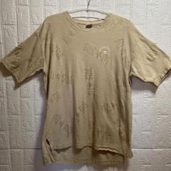 コンバース　Ｔシャツ オールスター Ｌサイズ ベージュ　ロング丈　ゆったり