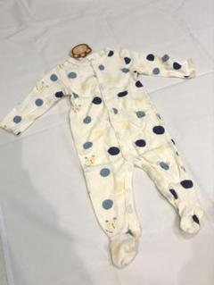 ベビー服 ロンパース 足つき 春秋 長袖 新生児 子供服 前開き カバーオール