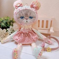 牡*❁様 コヤンイサムチョン　ハンドメイド　たれみみうさちゃん丸底トートバッグア コヤンイサムチョン タレミミうさちゃんトートバッグ サンダー