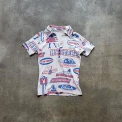 値下げ☆ヒステリックグラマー☆ポロシャツ☆総柄☆レア☆S