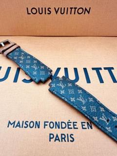 [美品]ルイヴィトン タンブール エクリプス ブルー レザーベルト (L) LOUIS VUITTON（レザーベルト）のフリマアイテム一覧