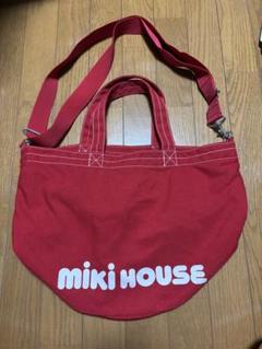 MIKIHOUSEレッドバケツ型トートバッグ　HITACHI WOOOコラボ