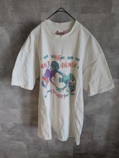 USA製　ディズニー　デザイン　スタジオ　ミッキー　半袖　Tシャツ　ホワイト