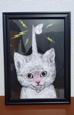 選ぶなら 複製画 額装 最終お値下【廃盤品】ヒグチユウコ うさぎ