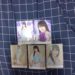 乃木坂46 大越ひなの 生写真 浴衣 5種コンプ 真夏の全国ツアー