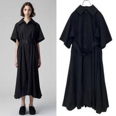 COMME des GARCONS　ロングコート レザー切り替え 超目玉最高峰ダブルネーム》青山店限定COMME DES GARÇONS