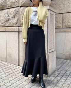 allamanda バックレースアップマーメイドスカート