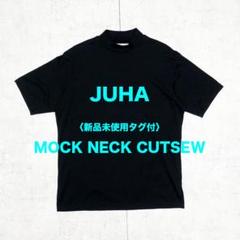 〈新品未使用タグ付〉JUHA モックネックカットソー BLACK 1のサムネイル