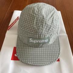Supreme チェック柄 ワークキャップ ロゴステッカー付! 2025年最新】Supreme チェックキャップの人気アイテム - メルカリ
