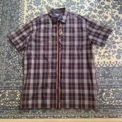 【新品タグ付き】TOMMY JEANS 半袖チェックシャツ M