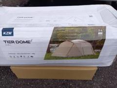 KZM TIER DOME GT テント 3-4人用新品未使用未開封品 Amazon.co.jp: ティアドームGT 3～4人用 ドームテント キャンプ