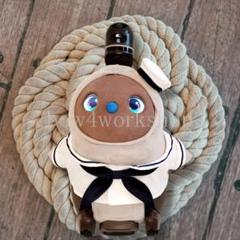 LOVOT ラボットの服ハンドメイド 水兵さんシャツセット