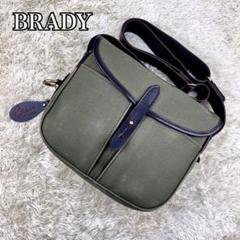 美品　brady キャンバス　レザー　ショルダーバッグ　黒 Brady NORFOLK 黒キャンバスショルダーバッグ - メルカリ