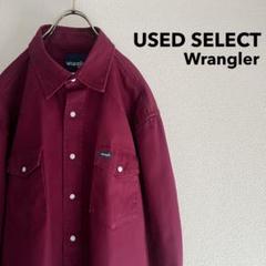 古着 “Wrangler” Western Shirts (burgundy)