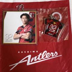 鹿島アントラーズ ミニ色紙キーホルダー プレイヤーズマルチリング 松本