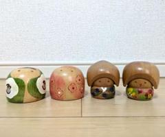 【作家物】こけし 創作 武田まさし 童心 2体 kokeshidoll 作家物】こけし 創作 武田まさし 童心 2体 kokeshidoll