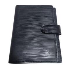 【値下げ】ルイ・ヴィトン　エピ　手帳カバー　美品 美品ルイヴィトンLOUIS VUITTON 手帳カバー エピアジェンダPM 黒