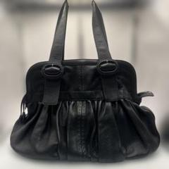 COLE HAAN トートバッグ レザー ブラック