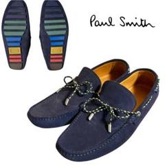 【極美品】Paul Smith ドライビングシューズ　スリッポンネイビー 極美品】Paul Smith ドライビングシューズ スリッポンネイビー