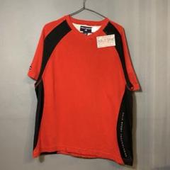 90s CANADA製 バイカラーVネックTシャツ