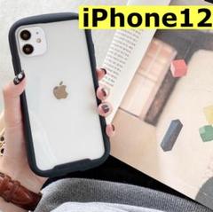 iPhoneケース 韓国 黒 クリア シリコン iPhone12 スマホケース