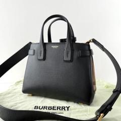 【極美品✨️現行近】BURBERRY バーバリー 2way バナーバッグ 黒