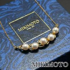MIKIMOTO ミキモト パールネックレス アコヤ真珠 6mm 18金 箱付き