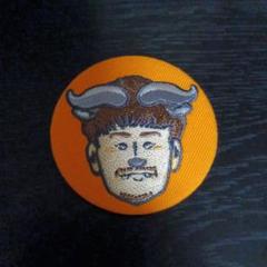 清水エスパルス☆SHIMIZOO刺繍缶バッジ☆北爪健吾選手