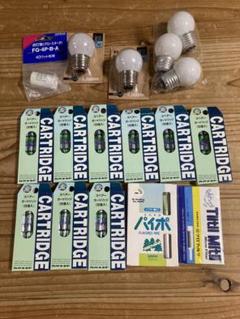 昭和レトロ　電球、グロー、禁煙パイポ　長期保管品　未使用