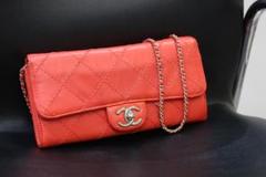 CHANEL♡ウルトラステッチチェーンウォレット♡赤
