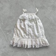 新品　baby gap 刺繍ワンピース　セットアップ　ホワイト　6-12M 80