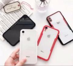 大人気おしゃれ iPhone XRホワイトカラーTPUケース
