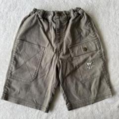 DOG DEPT サイズ120ハーフパンツ　ワークパンツ　カーキ　ウエストゴム