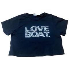 LOVE BOAT ゼブラ柄 クロップドTシャツ