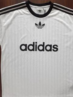 adidas 　ADICOLOR POLY ゲームシャツ　白　Ｌ adidas ADICOLOR POLY ゲームシャツ白L