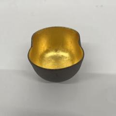 平安直山 京焼 南蛮手 金箔張 瓢箪型 鉢 南蛮金箔瓢形 直山 鉢 楽天市場】京焼 清水焼 南蛮金箔瓢型小付 直山 : 京焼清水焼専門