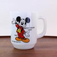 ファイヤーキング　ディズニー　ペア Fire-King スタッキングマグ Disney [Mickey's Tennis] – Fire