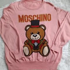 ☆ MOSCHINO モスキーノ クマ スウェット ローマ M ピンク ☆ MOSCHINO モスキーノ クマ スウェット ローマ M ピンク