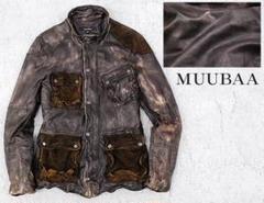 参考9万 Muu Baa 羊革 M-65 ラムレザージャケット