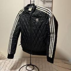 美品◎adidas アディダス キルティングジャケット ナイロンライダース 黒 2025年最新】adidas アディダス キルティングジャケットの人気